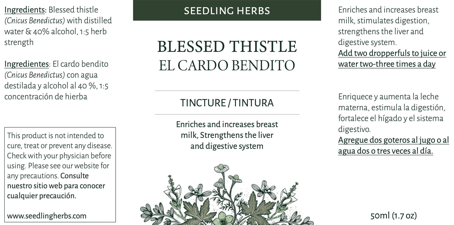 Tintura de cardo bendito