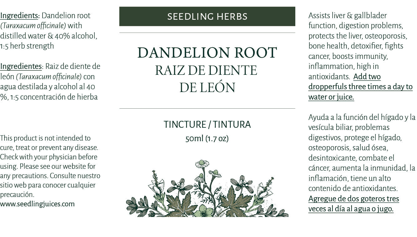 Dandelion Root Tincture