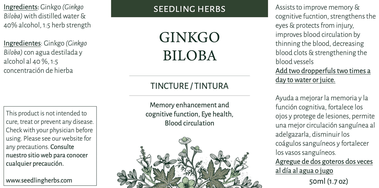 Tintura de ginkgo