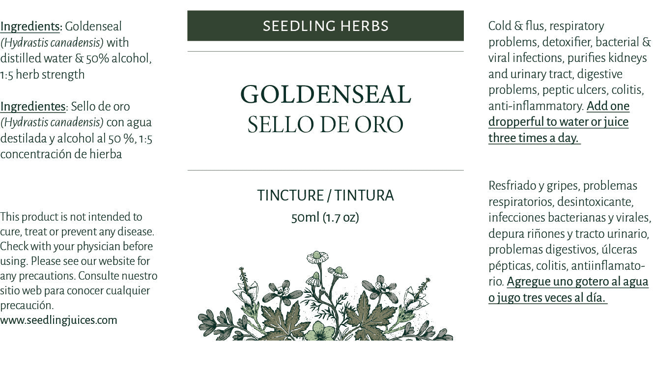 Tintura de sello de oro