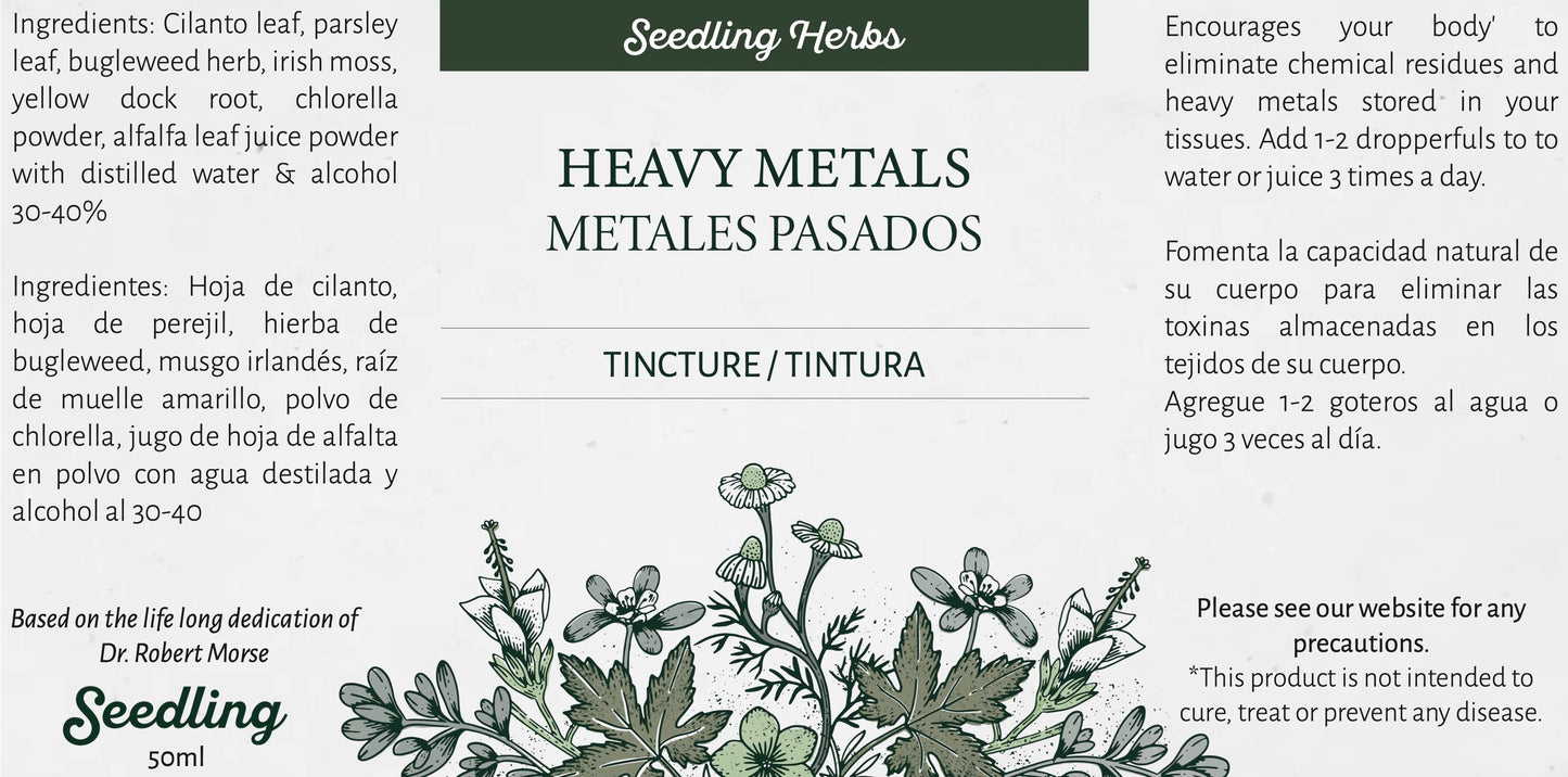 Tintura de metales pesados