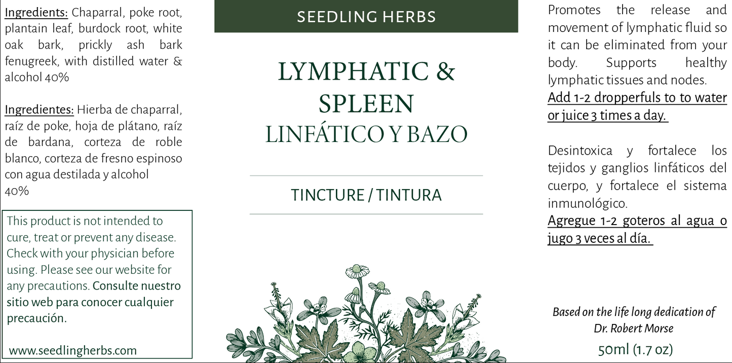 Tintura linfática y de bazo