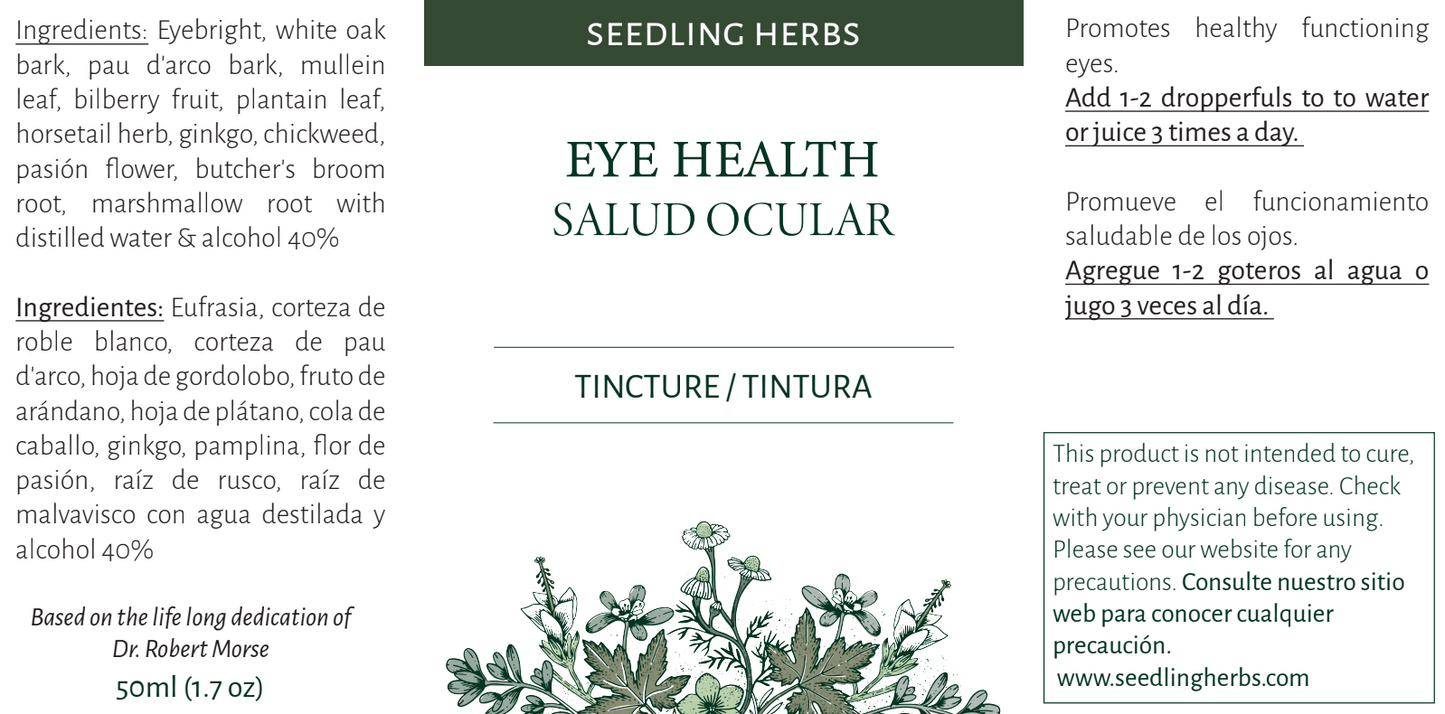 Tintura para la salud ocular