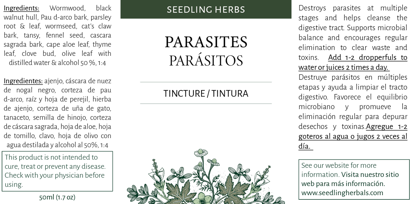 Tintura antiparasitaria