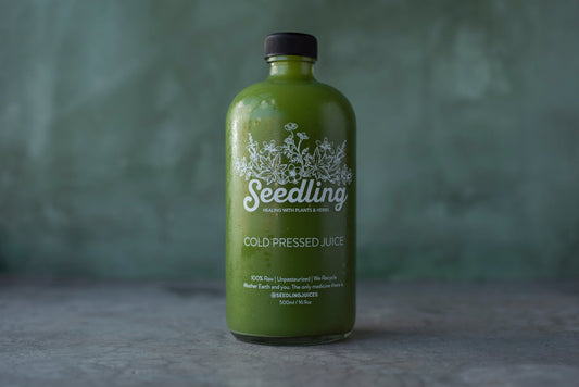 Green Heart - Spinach, kale, mint, broccoli, jicama, pumpkin, apple, celery, cucumber, lime