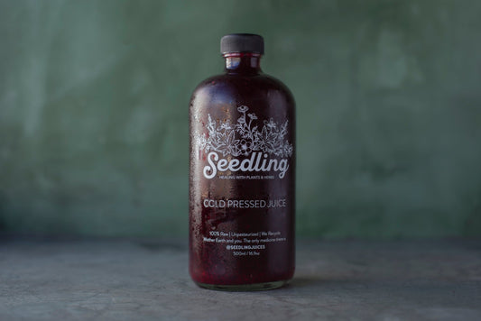 Hibiscus Lemonade - Hibiscus, lemon, ginger, raw honey & water