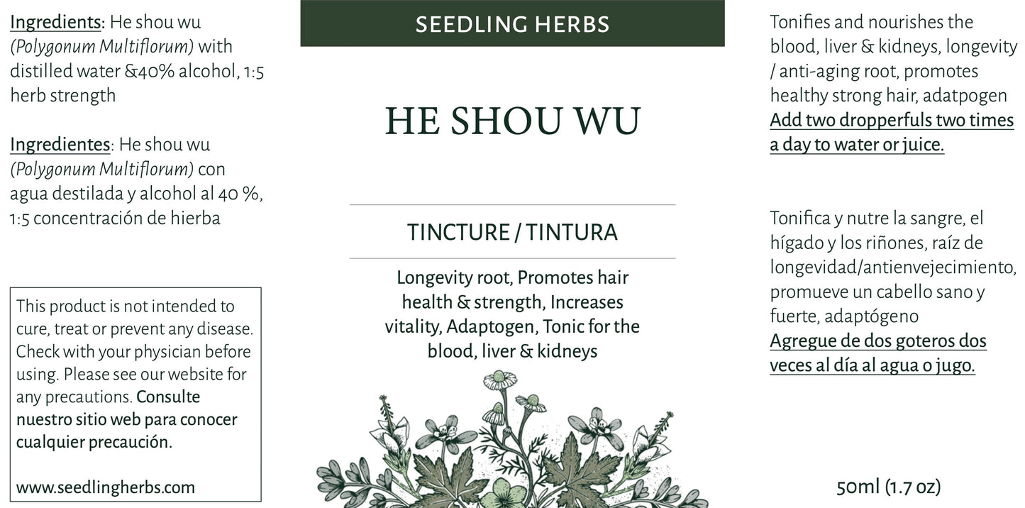 Tintura de He Shou Wu