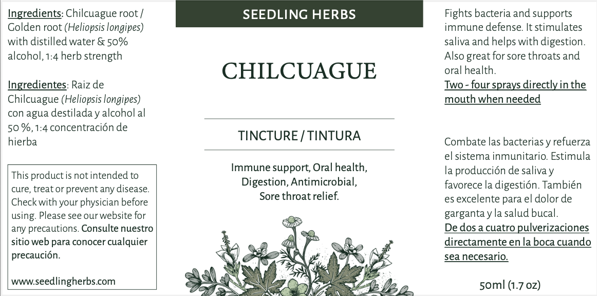 Tintura de chilcuague