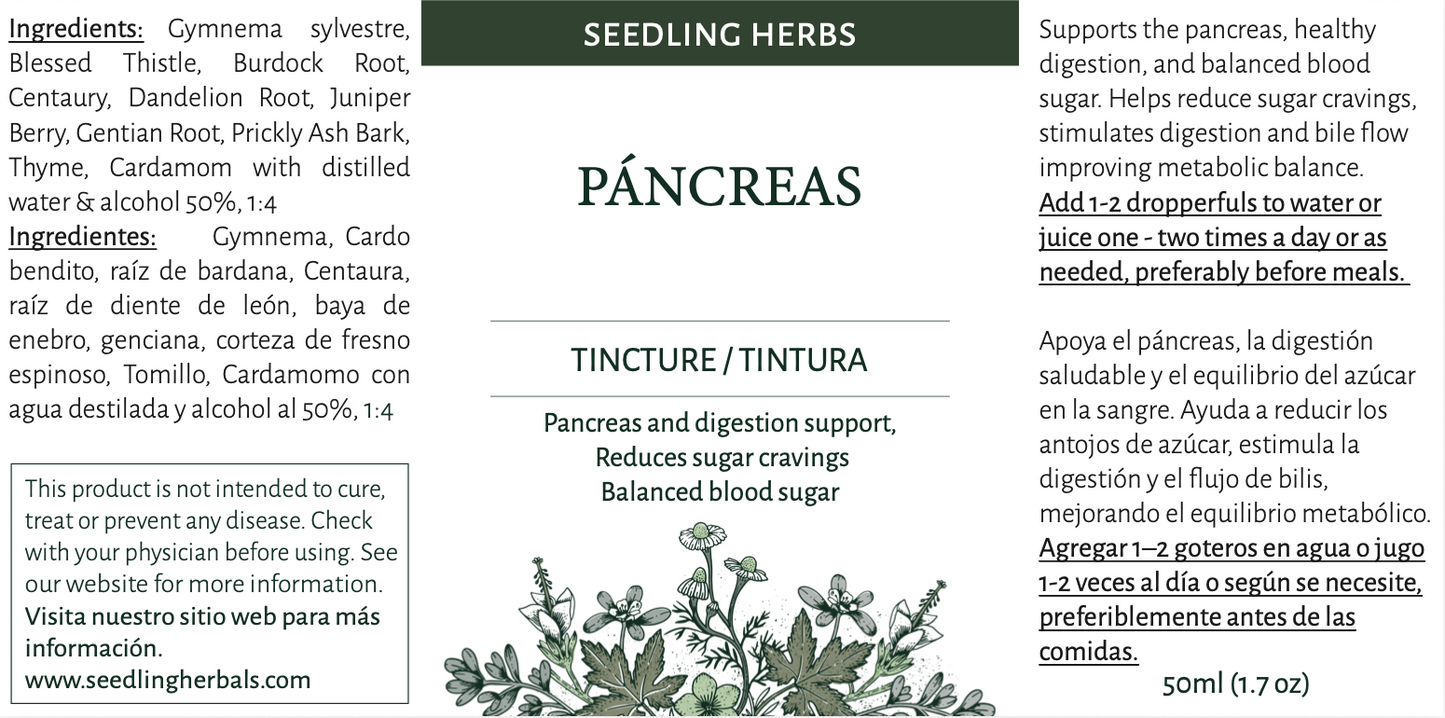 Tintura de páncreas