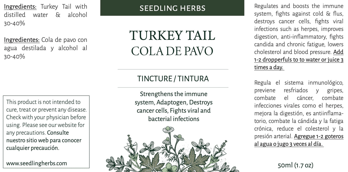 Tintura de cola de pavo